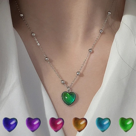 Collar Corazón de Sentimientos que cambia de color